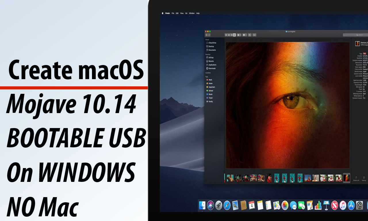 create a bootable usb for mac in windows